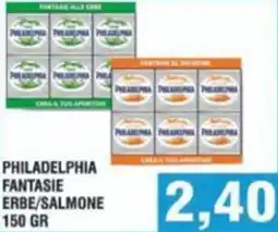 Bitar Philadelphia fantasie erbe/salmone offerta