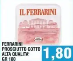 Bitar Ferrarini prosciutto cotto alta qualita' offerta