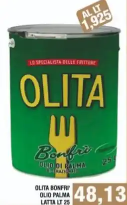 Bitar Olita bonfri' olio palma latta offerta