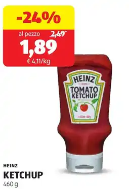 ALDI Heinz ketchup offerta