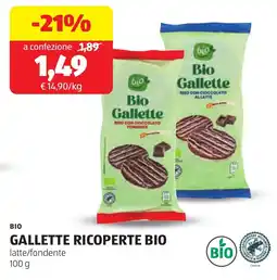 ALDI Gallette ricoperte bio offerta