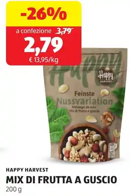 ALDI Happy harvest mix di frutta a guscio offerta