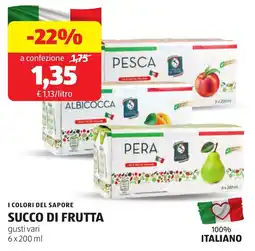 ALDI I colori del sapore succo di frutta offerta