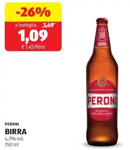 ALDI Peroni birra offerta
