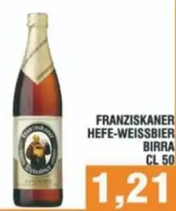 Bitar Franziskaner hefe-weissbier birra offerta