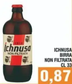 Bitar Ichnusa birra non filtrata offerta