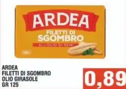 Bitar Ardea filetti di sgombro olio girasole offerta