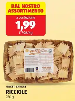 ALDI Finest bakery ricciole offerta