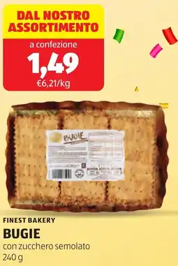 ALDI Finest bakery bugie offerta