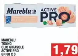Bitar Mareblu tonno olio girasole active pro offerta