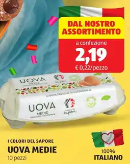 ALDI I colori del sapore uova medie 10 pezzi offerta