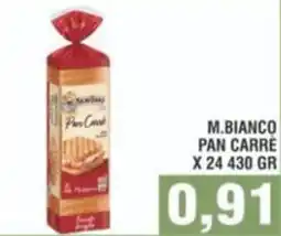 Bitar M. bianco pan carre offerta