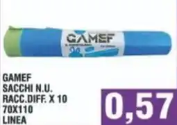 Bitar Gamef sacchi n.u. racc.diff. linea offerta