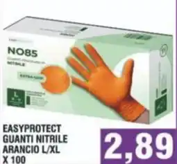Bitar Easyprotect guanti nitrile arancio offerta
