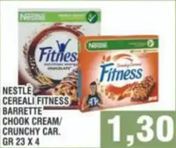Bitar Nestle cereali fitness barrette chook cream/ crunchy car. offerta
