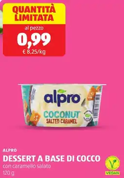 ALDI Alpro dessert a base di cocco offerta