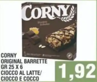 Bitar Corny original barrette ciocco al latte/ ciocco e cocco offerta