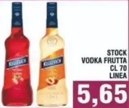 Bitar Stock vodka frutta linea offerta