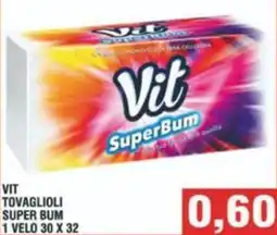 Bitar Vit tovaglioli super bum offerta