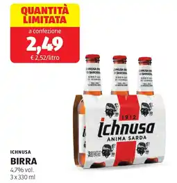 ALDI Ichnusa birra offerta