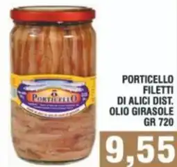 Bitar Porticello filetti di alici dist. olio girasole offerta