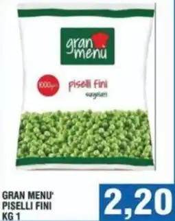 Bitar Gran menu piselli fini offerta