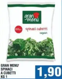 Bitar Gran menu spinaci a cubetti offerta