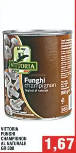 Bitar Vittoria funghi champignon al naturale offerta