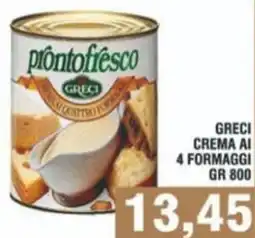 Bitar Greci crema ai 4 formaggi offerta