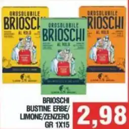 Bitar Brioschi bustine erbe/ limone/zenzero offerta
