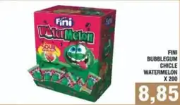 Bitar Fini bubblegum chicle watermelon x 200 offerta