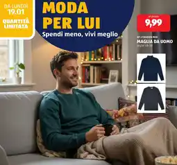 ALDI Up 2 fashion men maglia da uomo offerta