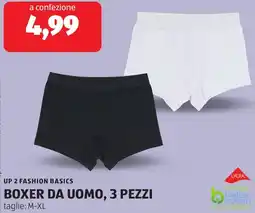 ALDI Up 2 fashion basics boxer da uomo, 3 pezzi offerta