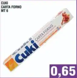 Bitar Cuki carta forno mt 6 offerta
