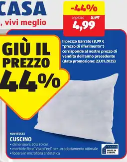 ALDI Novitesse cuscino offerta