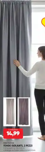 ALDI Home creation tende isolanti, 2 pezzi offerta