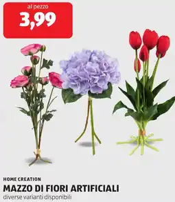 ALDI Home creation mazzo di fiori artificiali offerta