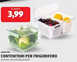 ALDI Crofton contenitori per frigorifero offerta