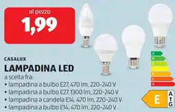 ALDI Casalux lampadina led offerta