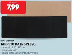 ALDI Home creation tappeto da ingresso offerta
