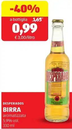 ALDI Desperados birra offerta