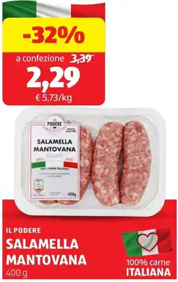 ALDI Il podere salamella mantovana offerta