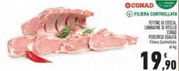 Conad Fettine di coscia, lombatine di vitelló conaq percorso qualità offerta