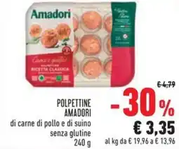 Conad Polpettine AMADORI offerta