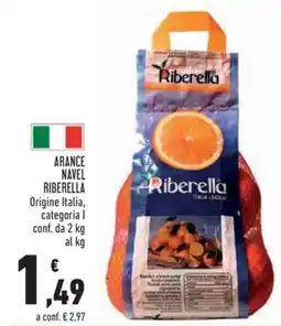 Conad Arance navel RIBERELLA offerta