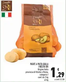Conad Patate a pasta gialla I NOSTRI ORI offerta