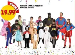PENNY Costumi licenza assortiti bimbo e adulto offerta