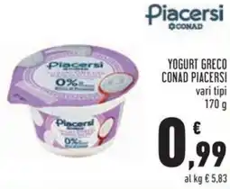 Conad Yogurt greco conad piacersi offerta