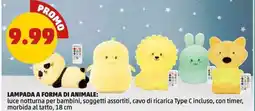 PENNY Lampada a forma di animale offerta
