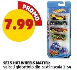 PENNY Set 5 hot wheels mattel offerta